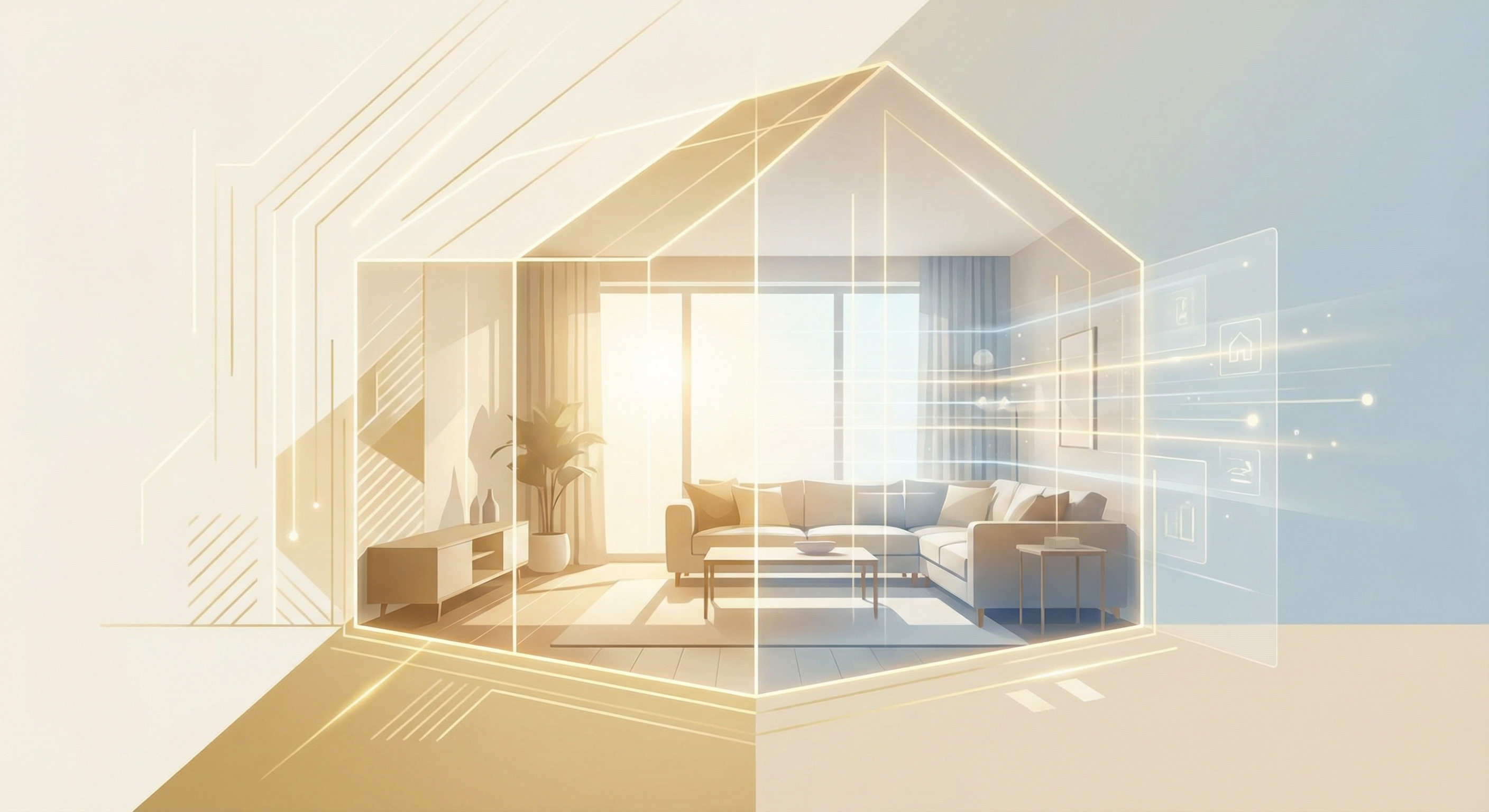 Imágenes inmobiliarias mejoradas con IA – claridad, coherencia y presentación profesional